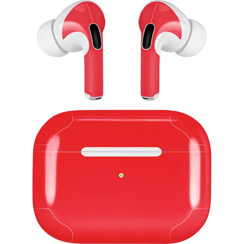 Red Solid Apple AirPods Pro Skin
